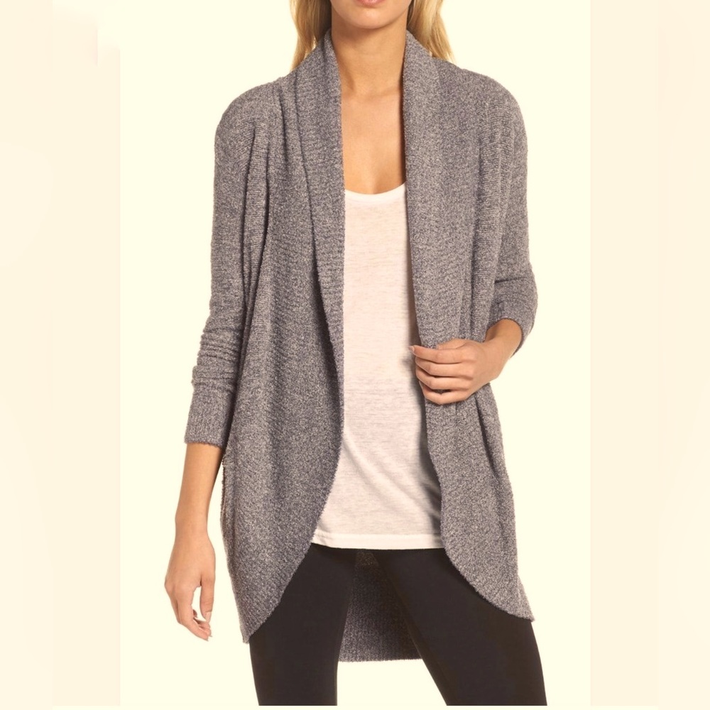 Barefoot Dreams CozyChic Lite Agave Lavender Open Circle Cardigan X-Small/Small